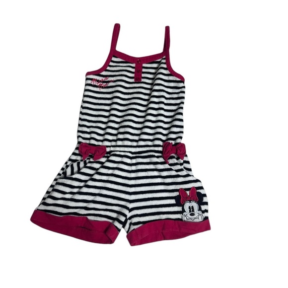 Minnie Swimsuit Cover Romper, Girls, 5/6 - Picture 1 of 2